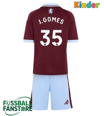 Aston Villa Joao Gomes #35 Replik Heimtrikot Kinder 2026-27 Kurzarm (+ Kurze Hosen)